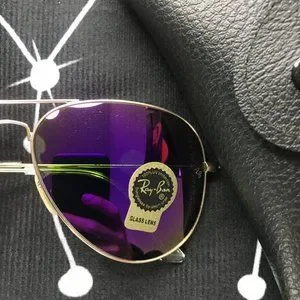 Ray-Ban | Accessories | Rayban 326 Purple Aviator Sunglasses  display picture 3